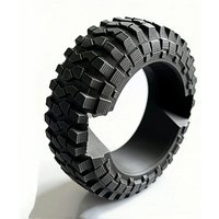 Creative Simulation Mini Tire Business Card Holder Father's Day Gift Office Desktop Decoration Secure Business Card Storage