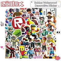 Roblox Cartoon Secondary Waterproof Sticker Game Surrounding Creative Personality Water Cup Speaker Desktop Decoration Sticker