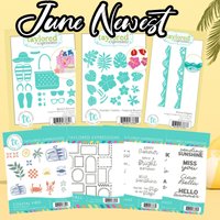 Summer Sayings and Summer Coastal Vibes Metal Cutting Dies Stamps for DIY Decorating Scrapbook Paper Card Embossing Craft