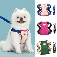 Ins Trendy PetHarness Pet Supplies Dog Harness Leash Set Small Dog Vest Breathable Puppy Chest Strap Chihuahua Outdoor Walking