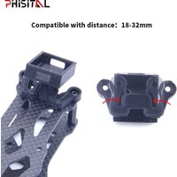 3D Printed universal GPS module TPU Holder/mount/bracket·18 to 32mm distance·M5· for FPV quadcopter race drone frame parts