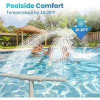 Swimming Pool Spray Summer Swimming Pool Cooling Sprinkler Outdoor Swimming Pool Party Waterfall Nozzle Water Sports Accessories