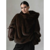 Veste ample à capuche en tricot pour femme, pull à manches longues, style streetwear automne-hiver 2026