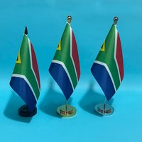 SKY FLAG Office Desk Flag Of South Africa flag 14x21cm polyester South Africa National Flag Country Banner Desk Ornaments Flags