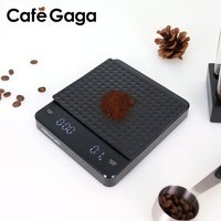 AliKisscafe Espresso Scales Digital Weight Coffee Scale With Timer USB Light With Mat 0.1g Kitchen Accessories Barista Tools