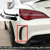Car Rear Bumper Spoiler Air Vent Cover Side Fit for Mercedes Benz Cla W117 CLA45 Amg 2013-2018 ABS