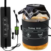 Fermentation Heating Pad 110V 15W Even Heating Glass Jar Dough Ferment Heating Wrap 45-113°F Range Precise Temperature Control