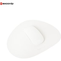 EXCO Mini Leather Mouse Pad Office PU Mousepad Small Portable with Non-Slip Base for Home Laptop Computer Waterproof