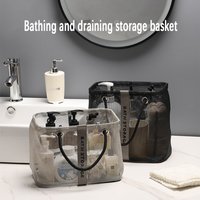 Bathroom toiletries, large capacity portable shower basket for men and women, toiletries storage bag