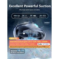 XUSHIDZ SP1 Robotic Pool Vacuum Cordless Pool Cleaner Robot Powerful Suction Intelligent Route Planning, Extra-long battery life