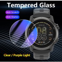 For COROS APEX 4 APEX4 46mm 42mm Clear / Anti Purple Light 2.5D 9H Tempered Glass Guard Film Screen Protector