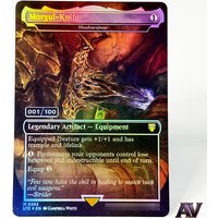 Morgul-Knife Shadowspear Serial Numbered Commander Tales of Middle-earth LTC HoloFoil Collection Replica Proxy Rare Cards