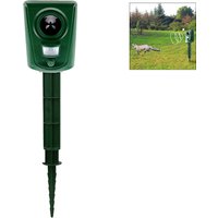 Dog Scarer with Motion Sensor Ultrasonic Garden Repellers IPX4 Waterproof Multifunctional for Outdoor Animal Repell