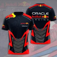 Red Bull Racing Men's T-shirt, Men's and Women's Casual Sports T-shirt, Summer Short Sleeved T-shirt, 2025 Adult Red Bull Wear