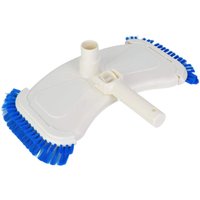 Swimming Pool Cleaning Brush Flexible Pool Suction Vacuum Head Brush Curved Cleaning Brush Lightweight for Fountain Pool