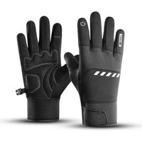 AliExpress Kyncilor Autumn Winter Outdoor Cycling Gloves Gym Fitness Sports Running Warm Touch Screen Nonslip Gloves Motorcycle Gloves Men Black