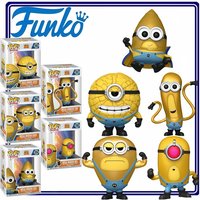 Funko POP Despicable Me 4 Minions Dave Gus Jerry Tim Mel Vinyl Figure Collectible Official Merchandise Fans Home Office Decor