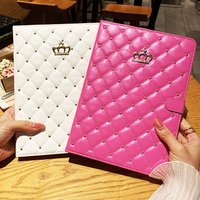 Funda Case for iPad 7th 8th 9th 10th Gen iPad Air4 Air5 iPad Pro11 Air11 A16 Lambskin Stand Smart Case iPad 9.7 2017 2018 Coque