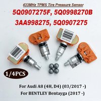 1/4PCS 5Q0907275F 5Q0907275 TPMS 433Mhz Tire Pressure Monitoring Sensor 5Q0907275B 3AA998275 5Q0998270 5Q0998270B For A-udi A7