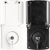 Gravity Fresh Water Fill Inlet Filter Housing with Lock Motorhome Locking Water caps Fit for Carver Crystal 2 RV