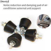 4pcs Anti Vibration Rubber Mount Damper Shock Pad Cushion For Air Conditioning〔Nest〕