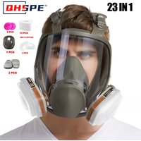 Full Face 6800 Gas Mask Industrial Respirator Spray Protective Mask New Type Formaldehyde Protection