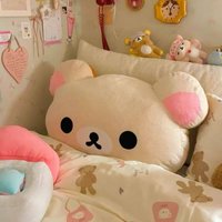 Poduszka pluszowa Rilakkuma, miękka maskotka, wygodna poduszka do spania do sypialni, na sofę, do akademika, dla dzieci i dorosłych.
