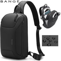 AliExpress IGETBAG Bange Men's Shoulder Bags Crossbody Fanny Packs Luxury Waist Pack Bag Sling Men's Shoulder Bags Crossbody Outdoor Cycling Bag
