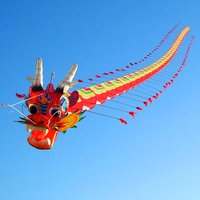 Chinese dragon kite flying traditional kite outdoor games toys for adults professional kites air bounce kite reel jeux enfant