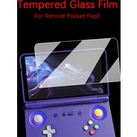 For Retroid Pocket Flip2 Tempered Glass Screen Protector for Retroid Flip 2 RPF2 Console 9H HD Tempered Film Scratch-resistant