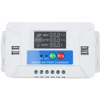 For PWM 20A Solar Charge Controller 12V 24V with Temperature Sensor and LCD Display for Acid and Lithium Batteries