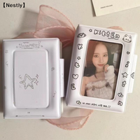 3 Inch 32 Slot Photo Card Card Holder Kpop Binder Idol Postcard Lomo Card Photo Album Collector Card Binder Photocards〔Nest〕