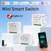 1/2/3 Channels Zigbee 3.0 Smart Wireless Switch 16A/10A/5A 100-240V Smart Home APP Voice Control Work with Alexa Google Home