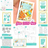 Taylored Party Doodles Hugs Birthday Girl Boy Endless Summer Metal Cutting Dies Stamp for DIY Scrapbooking Calenda June 2026 New