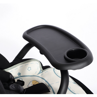 Baby Stroller Dinner Table Tray Pram Carriage Accessories Plate Handrest Dish Supplies For Toddler Infant Milk Bottle Cup Holder