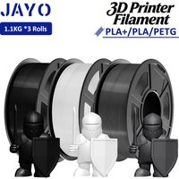JAYO PLA/PLA Plus/PETG 3D Printer Filament 3 Rolls/set 1.75MM 3D Printing Materials Black/White/Grey Free Shipping