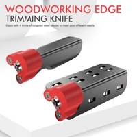 Nouveau couteau de coupe de bord pour le travail du bois et lame de raboteuse manuelle d'angle, outils manuels, ébavurage du bois, chanfreinage, grattoir à filet