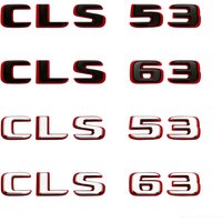 2024 New style Two tone Letters Numbers Emblem CLS53 CLS63 for Car Fender Trunk Rear C257 Sticker