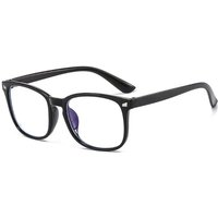 1/2/3Pcs Square Anti Blue Light Glasses For Men And Women Black Transparent Frame Unisex Computer Eyewear Accessories