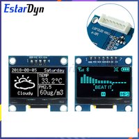 1.3 inch OLED RoHS Module 2.54mm Connecting Terminals SPI/IIC I2C Communicate White/Blue Color 128X64 1.3" OLED