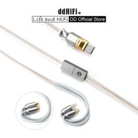 DD ddHiFi M110C USB-Schnittstellen-Kopfhörerkabel mit MMCX- und 2-poligem 0,78-Anschluss, unterstützt Inline-Steuerung und Mikrofon