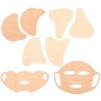 1/5pairs UV Face Patch Golf Sun Protection for Outdoor Activities Stickers Sunblock Gel Patches Moisturing Gel Eye Mask