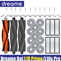 Dreame Bot L10 Prime / L10s Pro / L10 Pro Accessories Main Side Brush Hepa Filter Mop Cloth robot Replacement Spare Parts