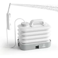 MintLeaf Electric Portable Bidet 10L Collapsible Bucket Set USB-C Rechargeable Travel Bidet Sprayer Shattaf for Toilet