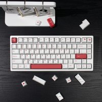 146 Keys GMK White Red keycaps Dye-Sub Cherry Profile PBT Keycaps For Cherry MX Switches Gaming Mechanical Keyboard