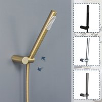 Brass Handheld Shower Head Round Hand Held Bath Sprinkler White/Brushed Gold/Chrome/Grey/Matte Black Bathroom Shower Sprayer