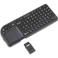 Rii X1 2.4GHz Black Mini Wireless Keyboard US/RU/ES/FR Air Mouse With Touchpad Remote Control For Android TV Box/PC/Laptop