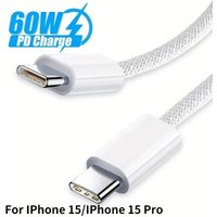 PD 60W/ Fast Charging Data Cable Type C To Type C Ctoc Interface Double-ended Cable for Huawei Samsung Xiaomi Macbook IPad