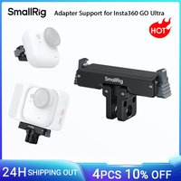 SmallRig Adapter Support for Insta360 GO Ultra Quick Release Interface with Folding 2-Prong 1/4"-20 Threaded for Magic Arms 5919