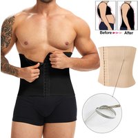 Waist Trainer for Men Tummy Control Shapewear Girdle Stomach Band Back Support Body Shaper Trimmer Belt Fitness Underwear New